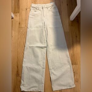 Good American Good Skate High Waisted Wide Leg Jeans